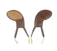 Accessoires Professionnels Pour Violon Mentonnière Pour Violon Épaulière En Cuir Souple Accessoire Pour Instrument À Cordes(Brown 1-2 1-4)