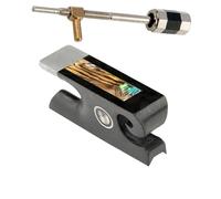 Accessoires Professionnels Pour Violon Pièces De Rechange Pour Le Pied Et Bouton Des Archets Violon En Ébène Incrusté Laiton