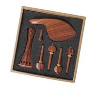 Accessoires Professionnels Violon Ensemble D'accessoires Pour Violon 4/4 En Ébène Naturel(Natural color)