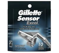 Accessoires rasoir et tondeuse électriques - Lot de 10 lames Gillette Sensor Excel 050-080-0002