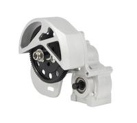 Accessoires RC Pour Axial Pour SCX10 II SMT10 VS4-10 D90 1/10 Transmission Métallique 3 Vitesses AX10 Ensemble Boîtes Vitesses RC Pour Rock Crawler Pour Element Mise Niveau(Silver)