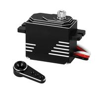 Accessoires RC pour Axial pour SCX24 1/24 RC Chenille Voiture Mises À Niveau Pièces Rechange Accessoires Composants Pièces Rechange sans Noyau Micro Servo avec Klaxon(Black)
