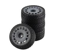 Accessoires RC pour Tamiya pour TT01 pour TT02 XV01 pour HPI 1/10 4PCS RC pour Pneus De Voiture Course sur Route Pneu Roue RC Voiture Mises À Niveau Pièces(Gray)