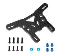 Accessoires RC pour Tamiya XV02 XV-02 Pro 58707 1/10 Pièces Accessoires D'amélioration Voitures RC Plaques Fixation D'amortisseurs Avant Arrière Fibre Carbone