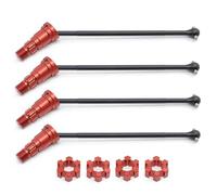 Accessoires RC Pour Traxxas Pour X-maxx 6S 8S 1/5 Pour Monster 2/4 Pièces Arbre D'entraînement Avant Et Arrière En Métal CVD Camion RC Mise À Niveau De Voiture Pièces Accessoires(Red,4PCS)
