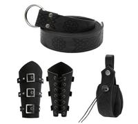 Accessoires Renaissance pour homme, performance de scène et, Noir , voir | Ceinture décorative de chevalier pour homme et femme, acteur, événements à thème, cinéma, mascarade, théâtre scolaire