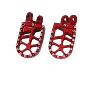 Accessoires Repose-Pieds De Vélo Pièces Pédales pour CRM250 pour CRM 250 pour XR250R pour XR400R pour XR 250R pour 400R pour R pour 400 Appui Pied(Red)
