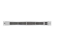 Ubiquiti Networks US-48-500W Géré Gigabit Ethernet (10/100/1000) Connexion Ethernet, supportant l'alimentation via ce port (PoE) 1U Argent commutateur réseau - commutateurs réseaux (Managed network switch, Gigabit Ethernet (10/100/1000), RJ-45, IEEE 802.3af,IEEE 802.3at, 140 Gbit/s, 70000 Mpps)