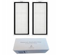 Filtres Roborock 8.02.0134 pour aspirateur robot Q8 Max+, Q5 Pro, Q5 Pro+, Q7 Max, blanc, lavable, lot de 2