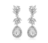 Accessoires romantiques et luxueux pour robe de mariée, clips d'oreille, boucles d'oreilles, tendance et polyvalents