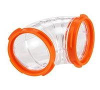 Accessoires rongeurs Ferplast Tube FPI 4810 CURVE Couleurs Mixtes incurvé tunnel Coloris assortis G