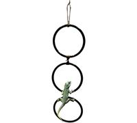 Accessoires serpent pour chars - 4,5 x 16,5 pouces PP, chaîne à bascule, jouet d'aire de jeu interactif | Enrichissement de terrarium pour serpents, amphibiens, reptiles, intérieurs, maison, activité