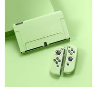 Accessoires Shell Estuche Pour Nintendo Switch & Lite & Coque Oled Nitendo Swich Case Joy Con Carcasa Joycon Funda Joystick De Jeu, Pour Oled Green- Chine