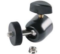 Accessoires sonorisation K&M 19695-100-55 ADAPTATEUR NOIR 1/4 MALE POUR PIED DE MICROPHONE pieds de micros G
