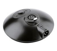Accessoires sonorisation K&M 29377-000-55 BASE SUPPORT DE TABLE NOIRE POUR MICROPHONE pieds de micros G
