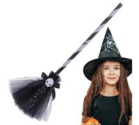 Accessoires Sorcière - Chapeau Balai Costume, Set Fancy Dress | Chapeau De Sorcier Et Balai Pour Cosplay Sorcière, Jeu De Rôle, Halloween, Soirée Costume, Soirée À Thème, Parade, Événements Fancy Dres