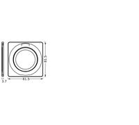 Accessoires SP CBO RING ADJ SQUARE BN 4099854097959