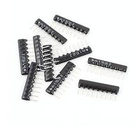 Accessoires spécialisés 10 Pcs 1/8W 1.5K Ohm 9-Pin SIP Through Hole Network Resistors 2.54mm (10 Pcs 1/8W 1.5K Ohm 9-Pin SIP a través de resistencias de red de orificio 2.54mm