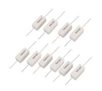 Accessoires spécialisés 10 pièces 5W résistances fixes 68 OHM 5% tolérance axia-l plomb bobiné céramique ciment résistances simples résistance de puissance