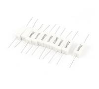 Accessoires spécialisés 10 pièces 5W Résistances Fixes Watt 0.05 Ohm Résistance 5% Tolérance axia-l Résistances Simples Résistance Ciment
