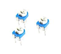 Accessoires spécialisés 10 pièces Potentiomètres RM065 Horizontal Trimpot Bleu Blanc Réglable Résistance Variable Kit 102 1K ohm