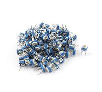Accessoires spécialisés 100ohm résistances variables verticales résistance variable potentiomètre potentiomètre potentiomètres bleu 150 pièces