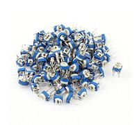 Accessoires spécialisés 120 pièces UKM-065 résistances variables 200 Ohm 3 bornes potentiomètre potentiomètre potentiomètres résistance réglable