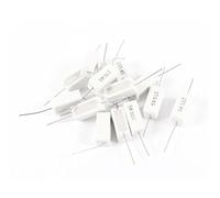 Accessoires spécialisés 15 Pcs 5W Watt 5 Ohm 5% Ceramic Cement Power Resistor White (15 piezas 5W vatio 5 ohmios 5% Resistencia de potencia de Cemento cerámico