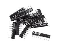 Accessoires spécialisés 15 pièces résistances fixes A09-272 2.7K ohm 2.54 pas 9 broches résistances de plomb résistances réseau
