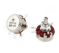 Accessoires spécialisés 2 pièces résistances variables potentiomètre carbone conique rotatif 2W 2.2M potentiomètres Ohm WTH118