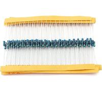 Accessoires spécialisés 200pcs 1/4W 1% Résistance à film métallique 0,25W Ohms Résistance Résistance