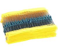 Accessoires spécialisés 400pcs / lot 1 / 4W Kit d'assortiment de résistances à film métallique 10ohm - 1M Ohm 1Percent Resistance Set Resistance