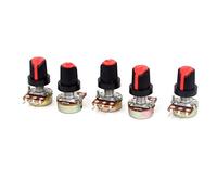 Accessoires spécialisés 5 pièces B500K Résistances Variables Ohm 3 Bornes Bouton Rotatif Audio B Type Potentiomètres Potentiomètre Pot