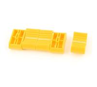 Accessoires spécialisés 5 pièces résistances variables numériques mélangeur vidéo effets de fader capuchon d'interrupteur à glissière jaune 5 potentiomètres x 2mm