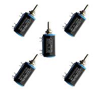 Accessoires spécialisés 5 pièces WXD3-13-2W potentiomètres de précision bobinés 100-100K Ohm bricolage précision multi-tour bobiné résistances rotatives réglables (Size : 68K Ohm)
