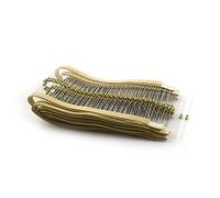 Accessoires spécialisés 500 pièces résistances fixes 150KOhm 1/4W axia-l résistances à montage en carbone à travers le trou résistances à film