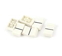 Accessoires spécialisés 6 pièces résistances variables numériques mélangeur vidéo effets de fader capuchon de commutateur à glissière blanc 8 potentiomètres x 2mm