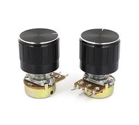 Accessoires spécialisés B2K 2K Résistances Variables Ohm 3 Bornes Audio Rotatif 1 Potentiomètre Linéaire Pot Potentiomètres 2 Pcs