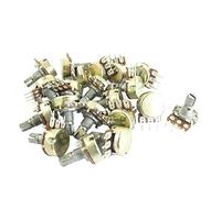Accessoires spécialisés B2K 2K résistances variables Ohm rotatif Audio potentiomètres coniques linéaires potentiomètre 20 pièces