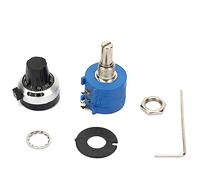 Accessoires spécialisés Kit de potentiomètre de précision - Résistance variable bobinée de 2 W avec rotation du bouton for un réglage fin - Résistance de 500 ohms idéale for l'électronique de bricolag