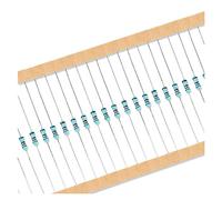 Accessoires spécialisés Résistances 100 pièces 1/4W résistance à film métallique, résistance fixe à tolérance de 1%, for projets électroniques et expériences (Color : 12kohm)