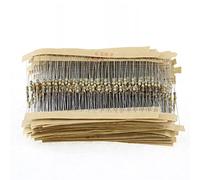 Accessoires spécialisés Résistances 1000 pièces/lot 1/4W 0.25W Kit d'assortiment de résistances à Film de carbone, Kit d'assortiment de Film de carbone de résistances 2.2 Ohm -2.2 M Ohm