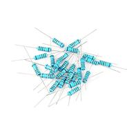 Accessoires spécialisés Résistances 20pcs 3W Résistance à film métallique, résistance fixe à tolérance de 1%, for projets électroniques et expériences (Color : 82 Ohm)