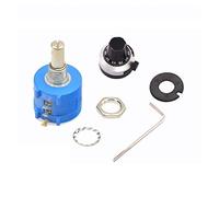 Accessoires spécialisés WAVGAT 3590S Potentiomètre Multitour 1K 2K 5K 10K 20K 50K 100K ohm Potentiomètre Réglable Résistance 3590 102 202 502 103 Capping (Color : 50k Ohm, Size : NO Capping)