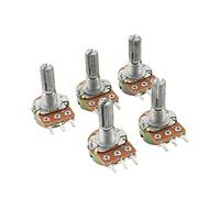Accessoires spécialisés WH148 potentiomètres 20mm arbre 3Pin potentiomètre rotatif conique linéaire 1K 2K 5K 10K 20K 50K 100K 500K 1M Ohm résistance variable (Size : 250K OHM)