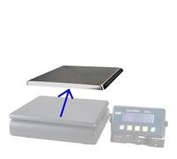 Accessoires : surface de pesée en acier inoxydable pour balances numériques G&G avec plateforme de 30 x 22 cm