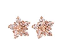 Accessoires Taille Pack Kits Big Flower Zircon Earring Women's Accessories Jewelry To Fashion Kits Pince Baguier Kits Bijoux (Gold, One Size)