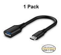 Accessoires Téléphone,Câble OTG USB 3.0 femelle vers Type c mâle,adaptateur de données,noir,pour - Type 1 Pcs OTG Usb Type-c