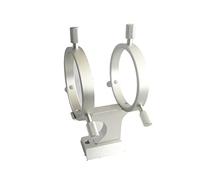 Accessoires télescopes Support réglable 50mm en Aluminium 6 Points Guidescope Mount for télescope astronomique(Silver)