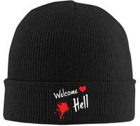 Accessoires Touhou Project Welcome Hell Bonnet Chaud d'hiver pour Femmes et Hommes Bonnet tricoté Chapeau Cadeaux de Sport Plein air